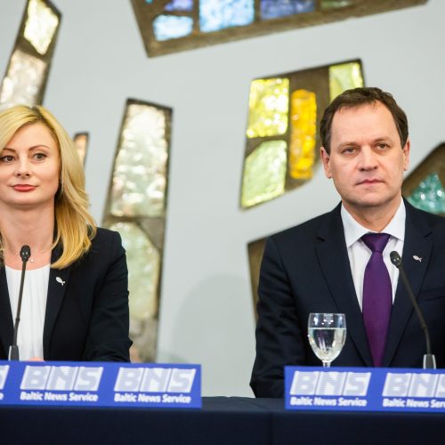 Spaudos konferencijos po rinkimų  © G. Skaraitienės / Fotobanko nuotr.