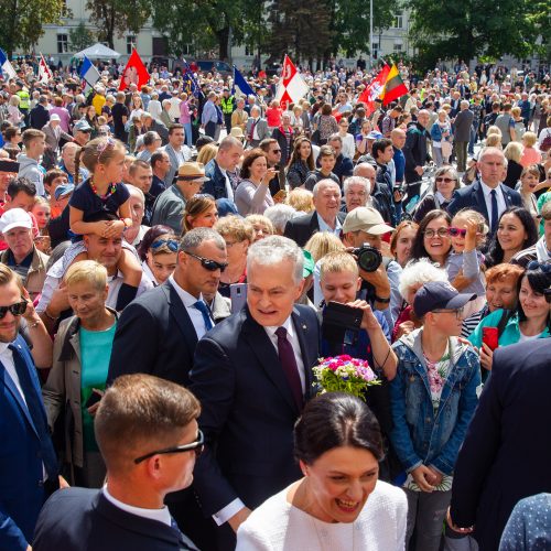 Miestų ir miestelių vėliavų pagerbimo ceremonija  © I. Gelūno / Fotobanko nuotr.
