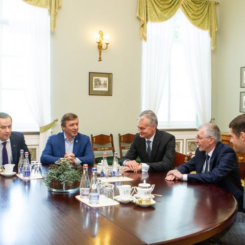 G. Nausėda susitiko su partijų vadovais  © P. Peleckio / Fotobanko nuotr.