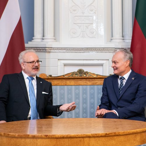 Latvijos prezidentas atvyko į Lietuvą  © P. Peleckio / Fotobanko nuotr.