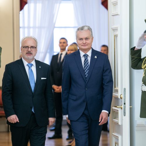 Latvijos prezidentas atvyko į Lietuvą  © P. Peleckio / Fotobanko nuotr.