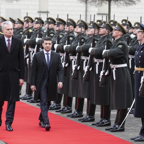 Ukrainos prezidento vizitas Lietuvoje  © R. Dačkaus / Prezidentūros, P. Peleckio / Fotobanko nuotr.