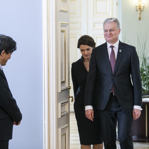G. Nausėda susitiko su Japonijos delegacija  © P. Peleckio / Fotobanko nuotr.
