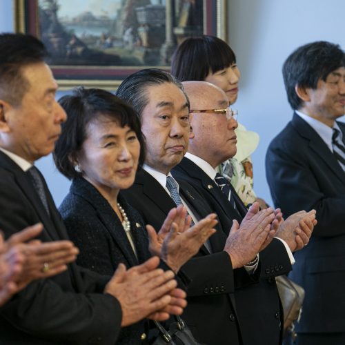 G. Nausėda susitiko su Japonijos delegacija  © P. Peleckio / Fotobanko nuotr.