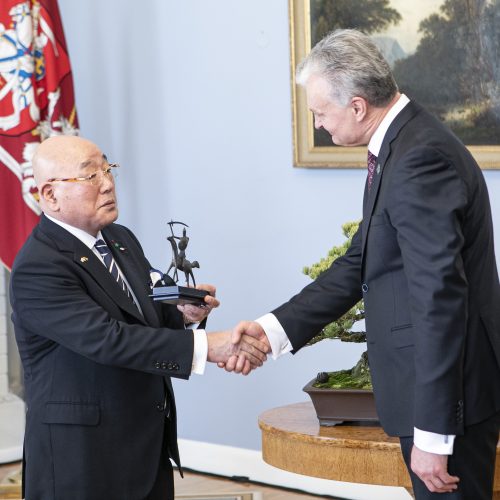 G. Nausėda susitiko su Japonijos delegacija  © P. Peleckio / Fotobanko nuotr.