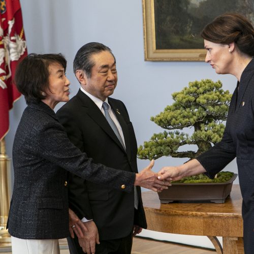 G. Nausėda susitiko su Japonijos delegacija  © P. Peleckio / Fotobanko nuotr.