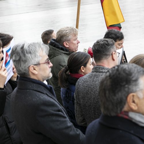 Protestas prieš ES ir Kubos sutarties ratifikavimą  © P. Peleckio / Fotobanko nuotr.