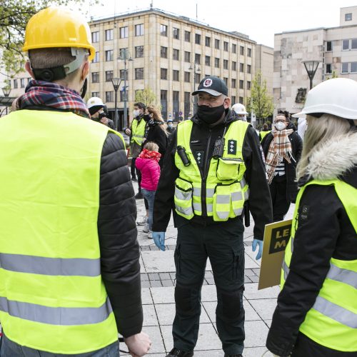 Kultūros bendruomenės protestas „Kultūros statybos“  © P. Peleckio / Fotobanko nuotr.