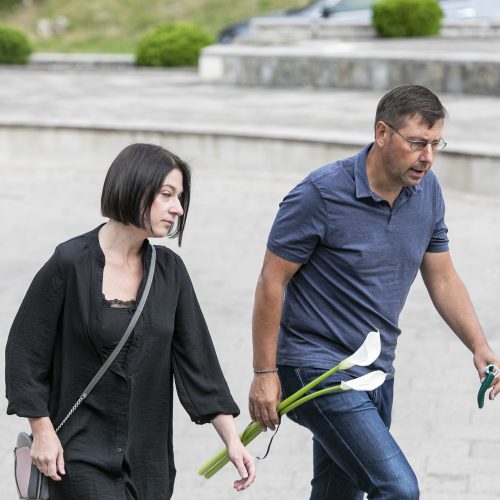 Atsisveikinimas su žurnalistu A. Katkevičiumi  © P. Peleckio / Fotobanko nuotr.