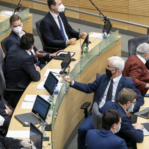 Seimo posėdis dėl premjero kandidatūros  © P. Peleckio / Fotobanko nuotr.