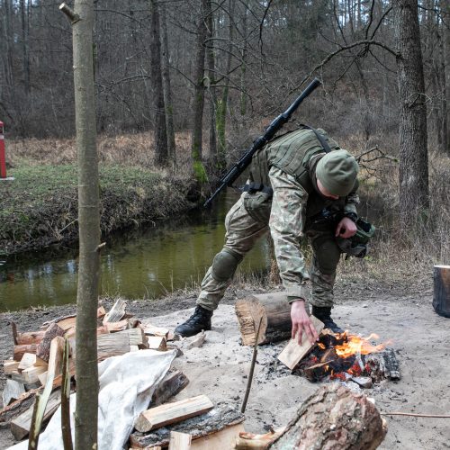 Ministrės A. Bilotaitės vizitas pasienyje  © Pauliaus Peleckio / „BNS Foto“ nuotr.