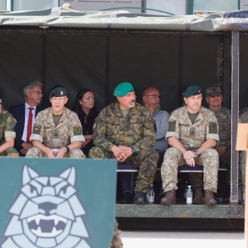 Vadų pasikeitimo ceremonija  © E. Ovčarenko / BNS nuotr.