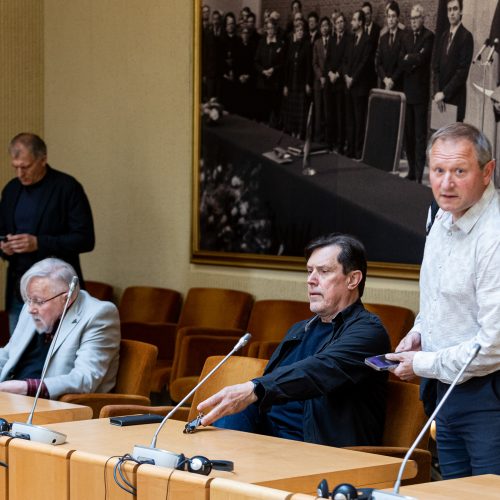 TS-LKD prezidiumo posėdis Seime  © P. Peleckio / BNS nuotr.