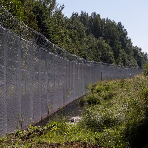 Ministrė A. Bilotaitė lankėsi Pūškų užkardoje  © P. Peleckio / BNS nuotr.