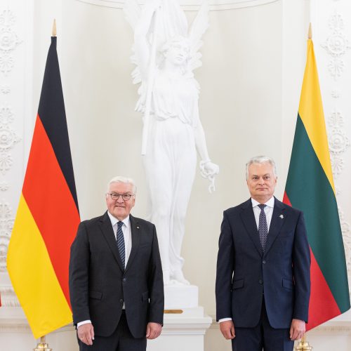 Vokietijos prezidento vizitas Lietuvoje  © P. Peleckio / BNS, R. Dačkaus / Prezidentūros nuotr.,
