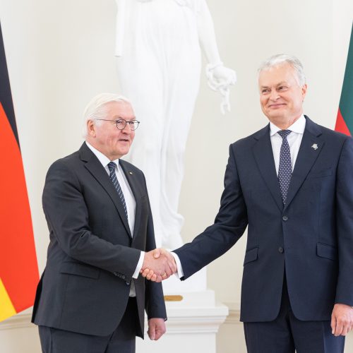 Vokietijos prezidento vizitas Lietuvoje  © P. Peleckio / BNS, R. Dačkaus / Prezidentūros nuotr.,