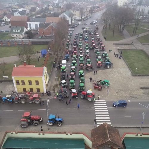 Lietuvoje – ūkininkų protestas  © „Facebook“, M. Morkevičiaus / ELTOS nuotr.