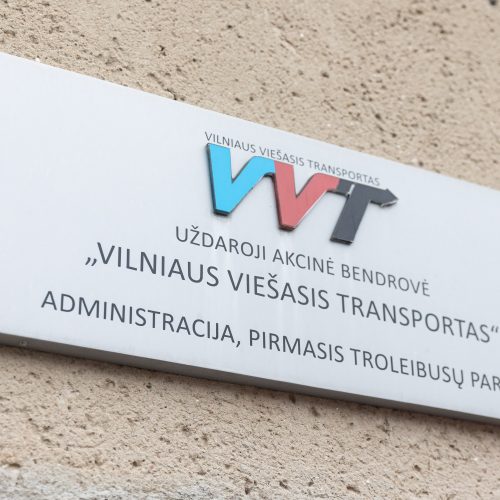 Vilniaus viešojo transporto darbuotojų palaikymo akcija  © Ž. Gedvilos / BNS nuotr.
