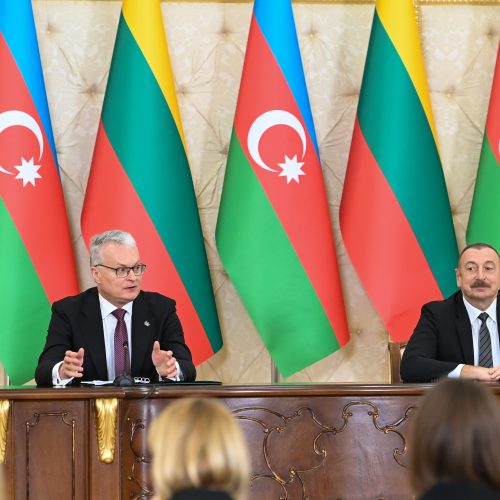 G. Nausėdos vizitas Azerbaidžane  © R. Dačkaus / Prezidentūros nuotr.