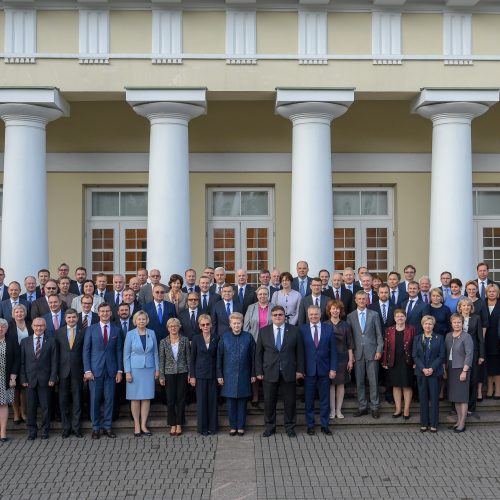 Lietuvos ambasadoriai susirinko Prezidentūroje  © R. Dačkaus / Prezidentūros, V. Skaraičio / BFL nuotr.