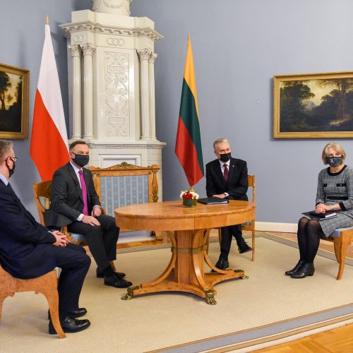 Lenkijos prezidento vizitas Lietuvoje  © R. Dačkaus / Prezidentūros, D. Labučio / ELTOS nuotr.