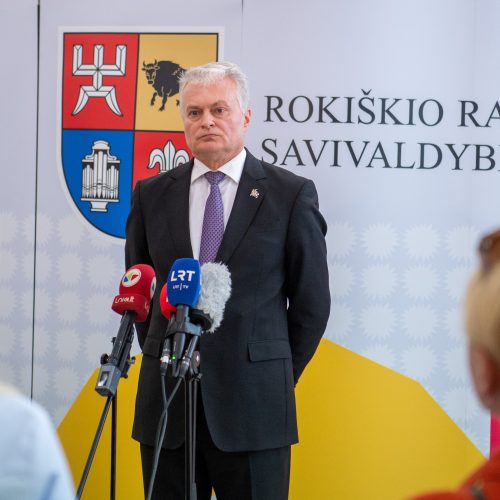 Prezidento darbo diena Rokiškyje  © R. Dačkaus / Prezidentūros nuotr.