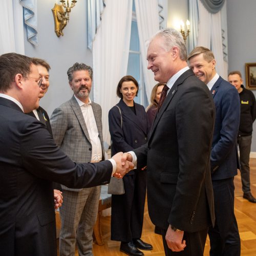G. Nausėda susitiko su Europos miestų vadovais  © R. Dačkaus / Prezidentūros nuotr.