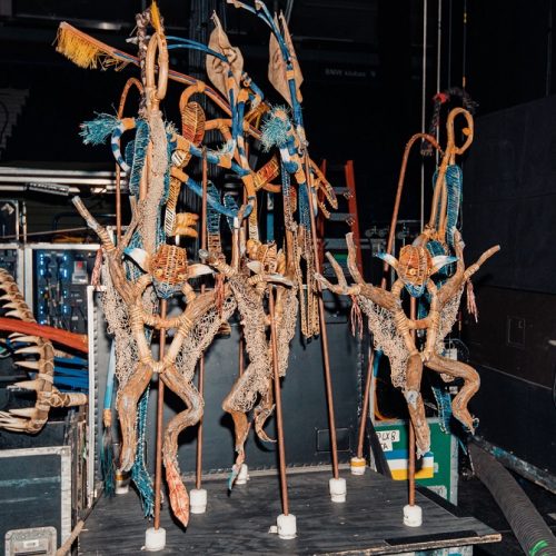 „Cirque du Soleil“ pasirodymo užkulisiai  © I. Gelūno / Fotobanko, G. Jauniškio nuotr.