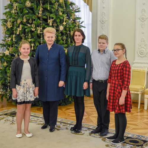 Tradicinis prezidentės ir vaikų susitikimas  © R. Dačkaus / Prezidentūros nuotr.