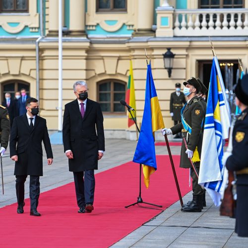 G. Nausėda tęsia vizitą Ukrainoje  © R. Dačkaus / Prezidentūros nuotr.