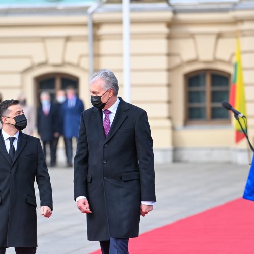 G. Nausėda tęsia vizitą Ukrainoje  © R. Dačkaus / Prezidentūros nuotr.