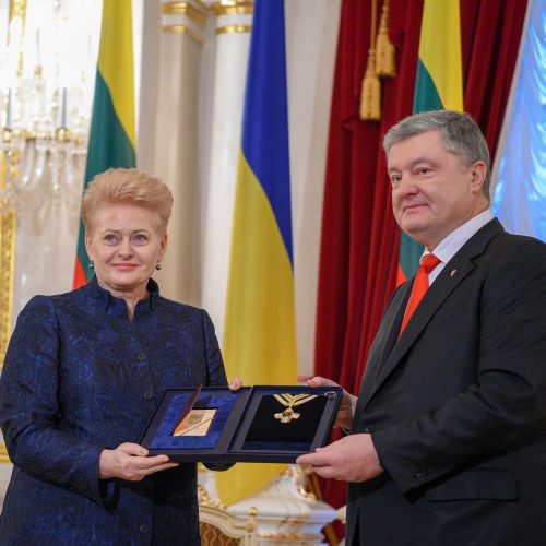 D. Grybauskaitė vieši Ukrainoje  © R. Dačkaus / Prezidentūros nuotr.