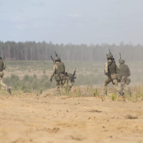 Karinės pratybos „Grifono kirtis 2020“  © I. Budzeikaitės / KAM, M. Morkevičiaus / ELTOS nuotr.