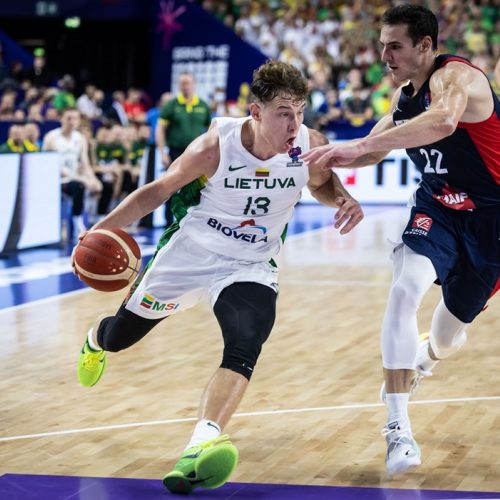 Lietuva – Prancūzija 73:77  © FIBA nuotr.