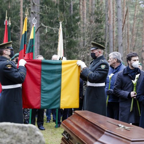 Partizano J. Jakavonio-Tigro laidotuvės  © Teodoro Biliūno / „BNS Foto“ nuotr.