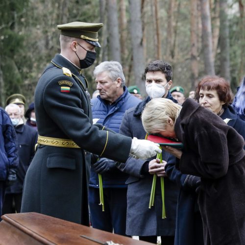 Partizano J. Jakavonio-Tigro laidotuvės  © Teodoro Biliūno / „BNS Foto“ nuotr.