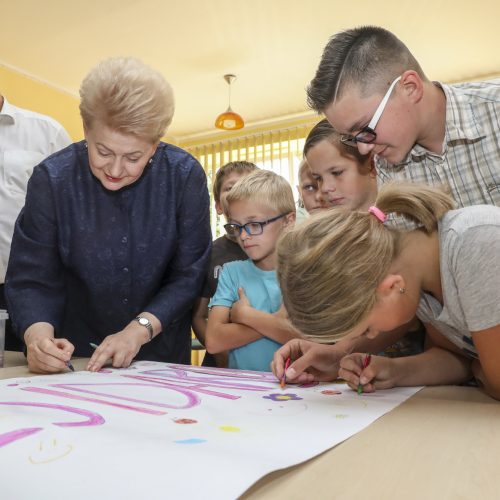D. Grybauskaitė lankosi Biržuose  © M. Morkevičiaus / ELTOS nuotr.