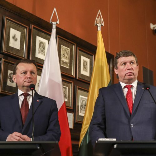 Susitiko Lietuvos ir Lenkijos gynybos ministrai  © P. Peleckio / Fotobanko. M. Morkevičiaus / ELTOS nuotr.