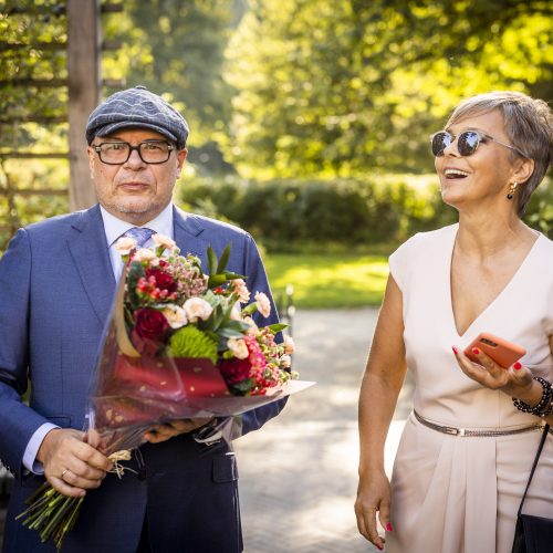 Susituokė Jurga Baltrukonytė ir Algis Kriščiūnas  © I. Gelūno / BNS nuotr.
