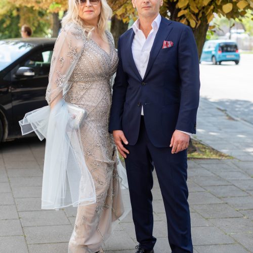 Vilniuje susituokė V. Siegel ir L. Suodaitis  © I. Gelūno / Fotobanko nuotr.