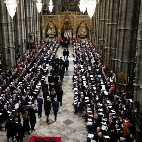 Karalienės Elizabeth II laidotuvių ceremonija  © Scanpix nuotr.