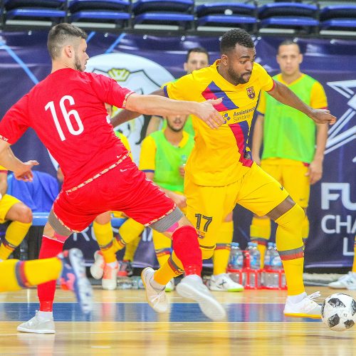 Futsalas: „Vytis“ – „Barcelona“ 0:8  © Evaldo Šemioto nuotr.