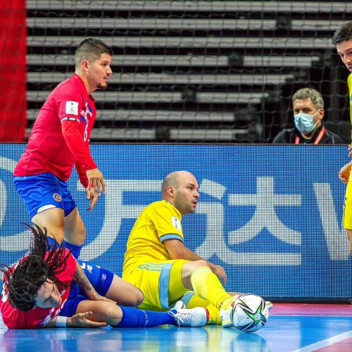 Kazachstanas – Kosta Rika 6:1 | Futsalo PČ  © Evaldo Šemioto nuotr.