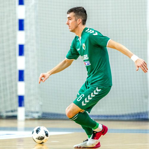 „Vikingai“ – „Kauno Žalgiris“ 2:5 | Lietuvos futsalo A lyga  © Evaldo Šemioto nuotr.