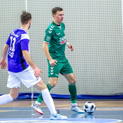 „Vikingai“ – „Kauno Žalgiris“ 2:5 | Lietuvos futsalo A lyga  © Evaldo Šemioto nuotr.