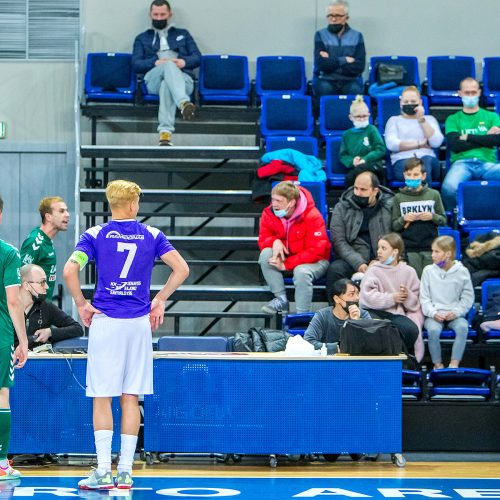 „Vikingai“ – „Kauno Žalgiris“ 2:5 | Lietuvos futsalo A lyga  © Evaldo Šemioto nuotr.