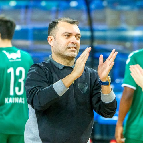 „Vikingai“ – „Kauno Žalgiris“ 2:5 | Lietuvos futsalo A lyga  © Evaldo Šemioto nuotr.