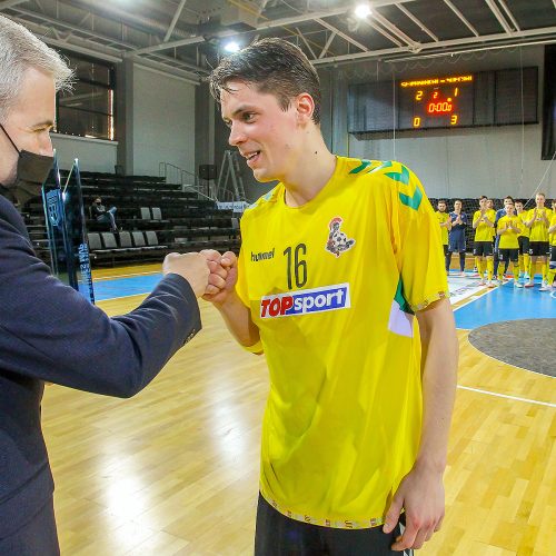 Futsalo taurės finalas: „Žalgiris“ – „Gargždų pramogos“ 2:1  © Evaldo Šemioto nuotr.