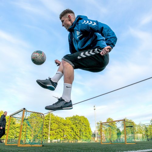 „Hegelmann Litauen“ futbolininkų treniruotė  © Evaldo Šemioto nuotr.