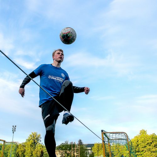 „Hegelmann Litauen“ futbolininkų treniruotė  © Evaldo Šemioto nuotr.